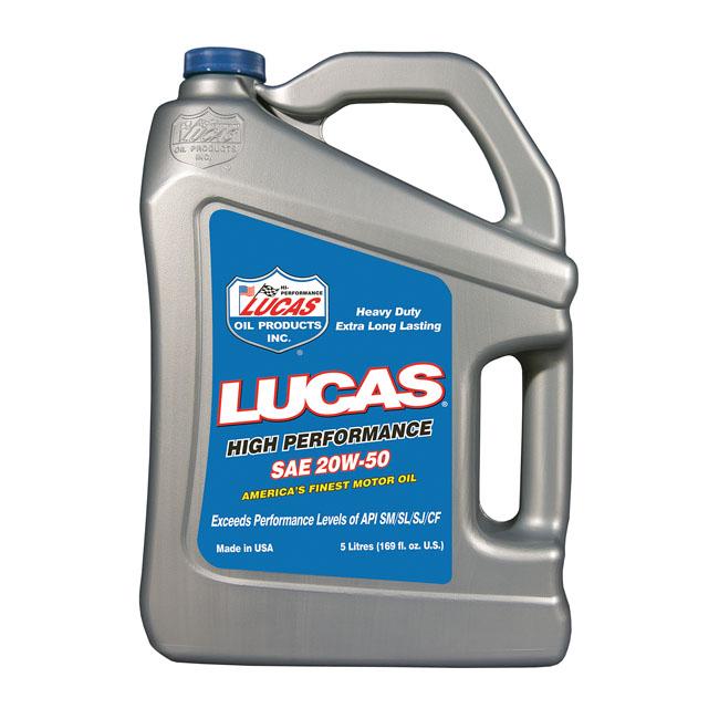 Lucas Oil Motorolja 20w50 Lucas 20W50 Helsyntet Motorolja. 5L Customhoj