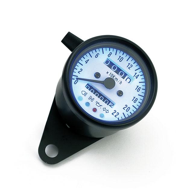 MCS Analog hastighetsmätare Universal Hastighetsmätare Med Indikatorlampor Customhoj