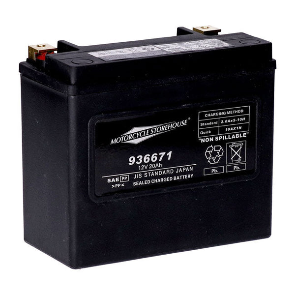 MCS Batteri AGM/Gel MCS 12V AGM Batteri. 20Ah. 320CCA Customhoj