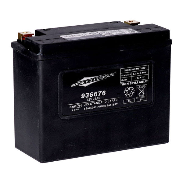 MCS Batteri AGM/Gel MCS 12V AGM Batteri. 23Ah. 360CCA Customhoj