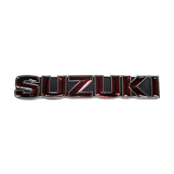 MCS Emblem Suzuki Tankemblem Svart/Röd GT Customhoj