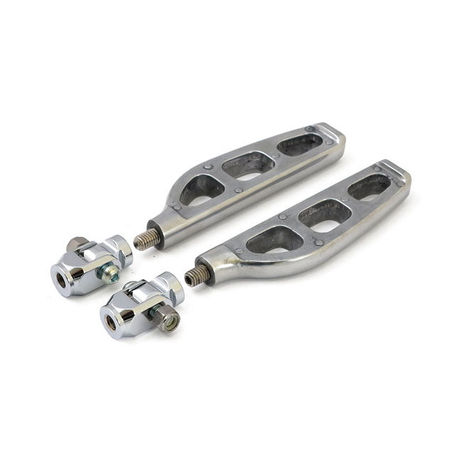 MCS Floorboards Harley All H-D with traditional male mount / Fold-up 3 Hole Billet Footpegs for Harley Customhoj
