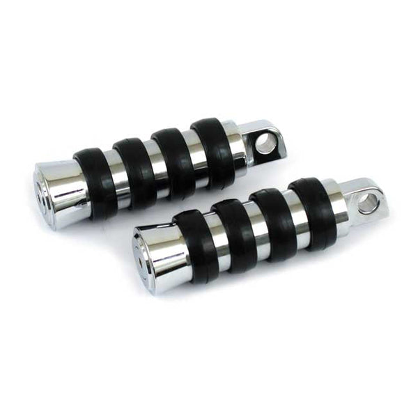 MCS Footpegs Harley Traditional H-D male mount Cushion Band Pegs Small Diameter for Harley Customhoj