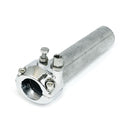 MCS Gashandtag komplett Krom Universal Gasrulle Enkelvajer Svart / Krom Customhoj