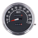 MCS Hastighetsmätare 2:1 KMH FL Hastighetsmätare '74-84 Style' Svart. Customhoj