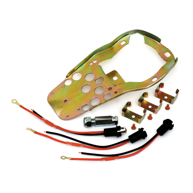 MCS Instrumentkåpa Base plate mount kit 3-light dash Customhoj