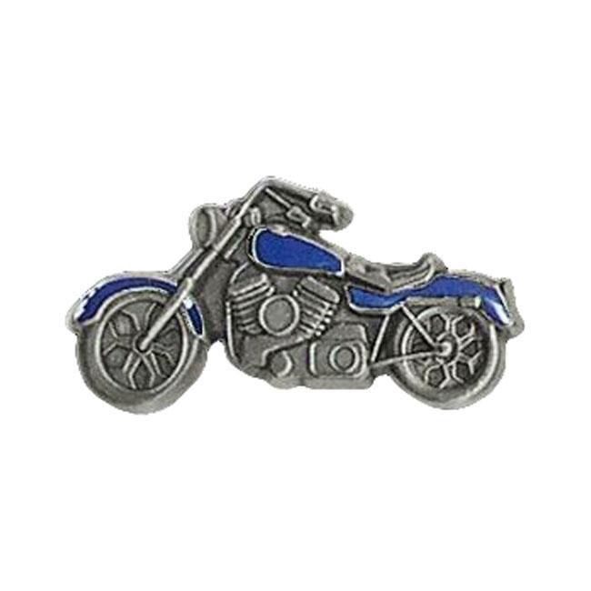 MCS Pin Blå Coloröd Motorcycle Pin Customhoj