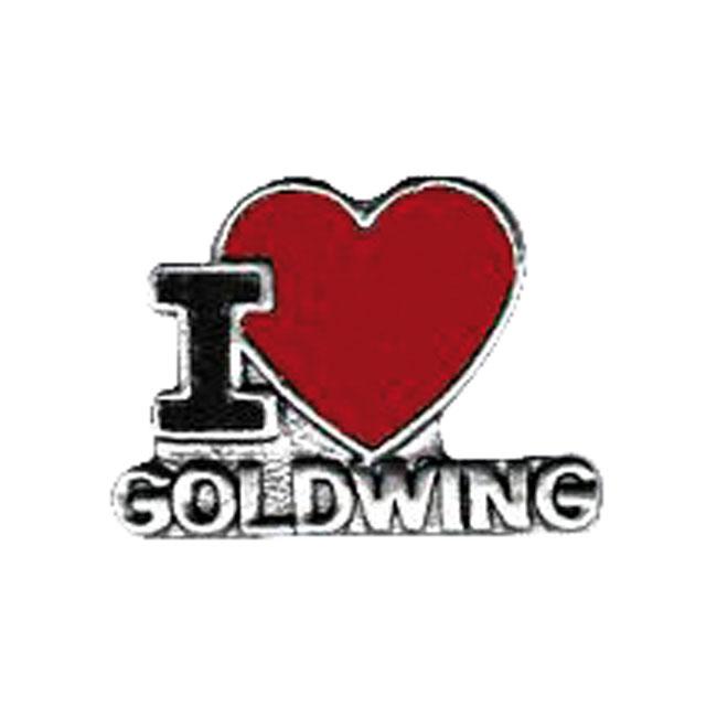 MCS Pin I Love Goldwing Pin Customhoj