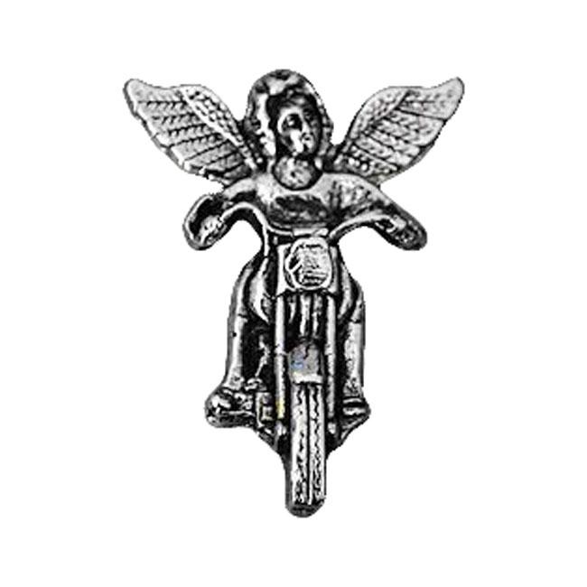 MCS Pin Large Guardian Angel Motorcycle Pin Customhoj