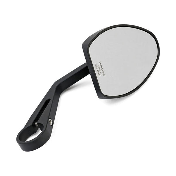 MCS Speglar Svart Ferrara 2 Clamp-On Svart / Krom Customhoj