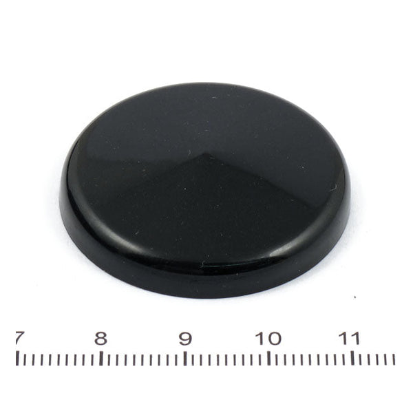 MCS Täckkåpor Universal SmoothTopps 1-7/16" (35mm) Diameter Emblem Svart / Krom Customhoj
