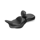 MUSTANG Kawasaki sadlar Mustang 2-Up Wide Touring Vintage Sadel Ryggstöd Vulcan 1700 Classic Customhoj