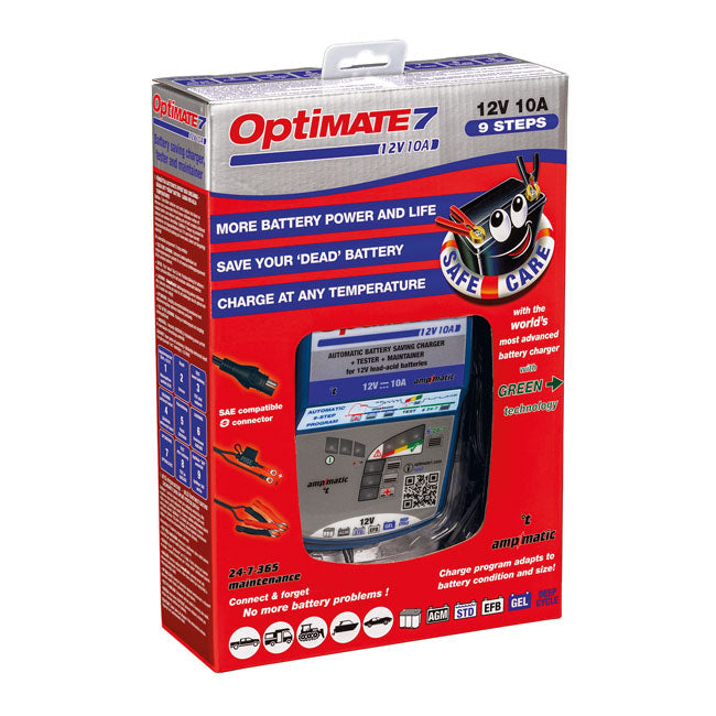 OPTIMATE Batteriladdare Tecmate OptiMATE 7 Ampmatic Batteriladdare Customhoj