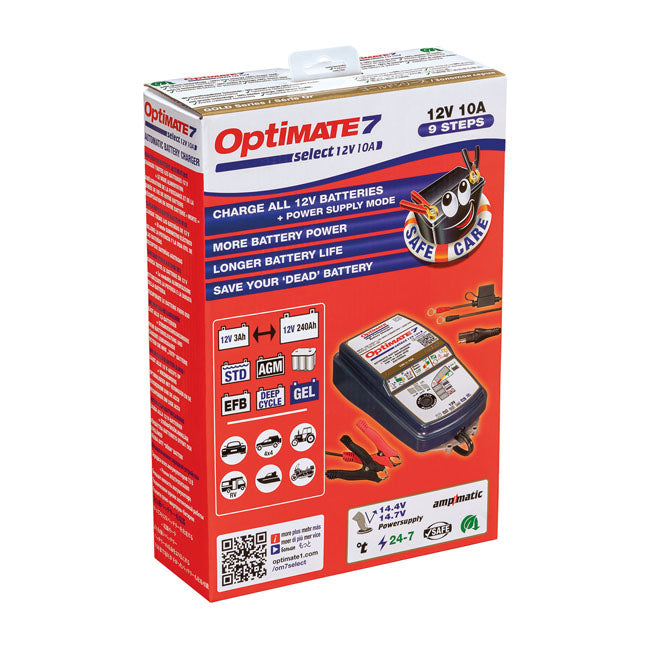 OPTIMATE Batteriladdare Tecmate OptiMATE 7 Select Batteriladdare Customhoj