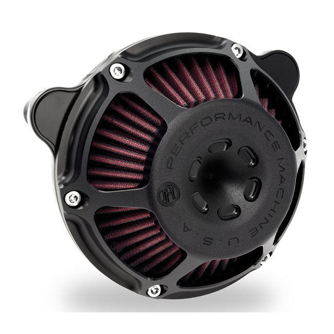 Performance Machine Air Cleaner Harley 18-22 Softail; 17-22 Touring; 17-22 Trikes / Wrinkle Black Performance Machine MAX HP Air Cleaner for Harley Customhoj