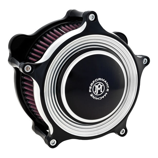 Performance Machine Air Cleaner Harley 93-22 Big Twin with S&S E/G carb / Contrast Cut Performance Machine Merc Air Cleaner for Harley Customhoj