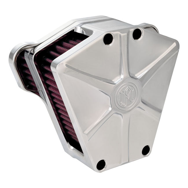 Performance Machine Air Cleaner Harley CV carb: 93-06 Big Twin; Delphi inj.: 01-15 Softail; 04-17 Dyna (excl. 2017 FXDLS); 02-07 Touring / Chrome Performance Machine Array Air Cleaner for Harley Customhoj