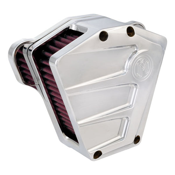 Performance Machine Air Cleaner Harley CV carb: 93-06 Big Twin; Delphi inj.: 01-15 Softail; 04-17 Dyna (excl. 2017 FXDLS); 02-07 Touring / Chrome Performance Machine Scallop Air Cleaner for Harley Customhoj
