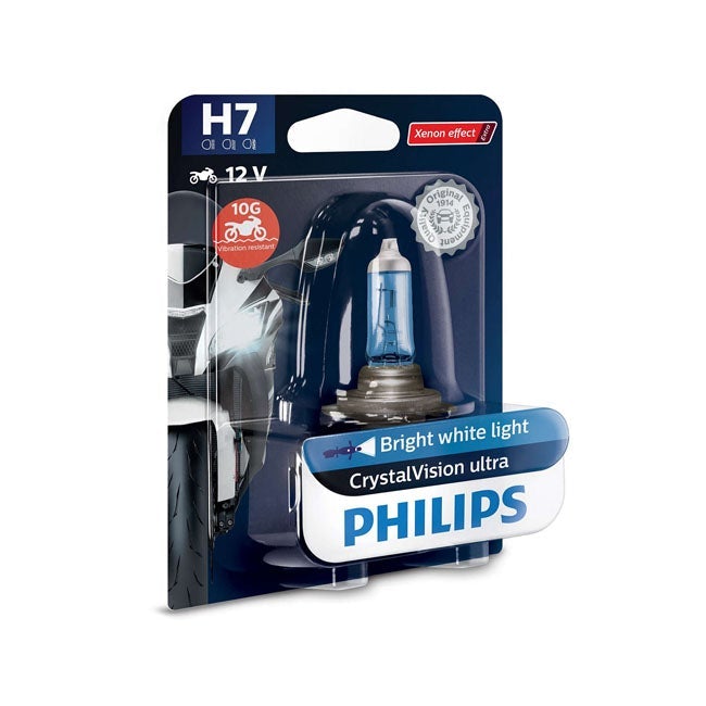 PHILIPS H7 Philips CrystalVision Ultra Moto H7 Customhoj