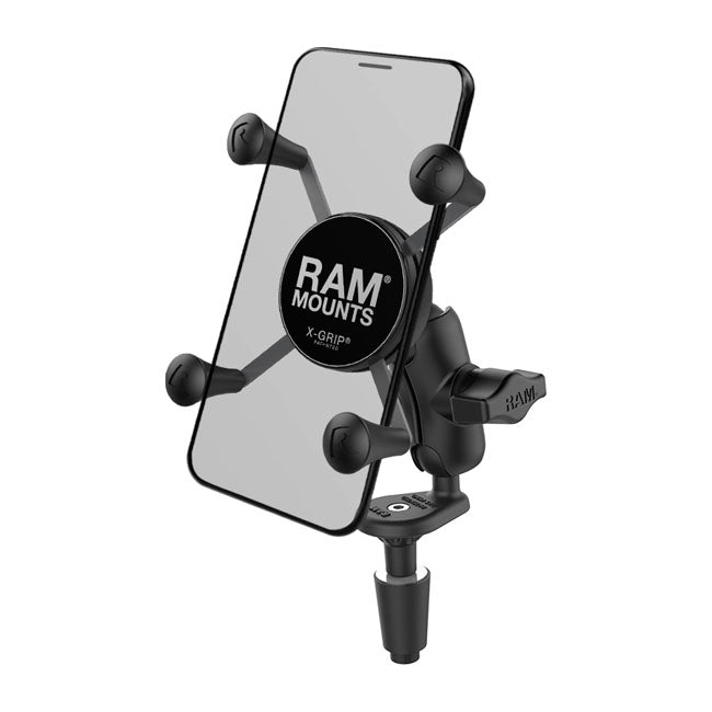 RAM Mounts Mobilhållare Paket Bredd: 44.5 till 82.5mm RAM Mounts X-Grip Phone mount w/fork stem base Customhoj
