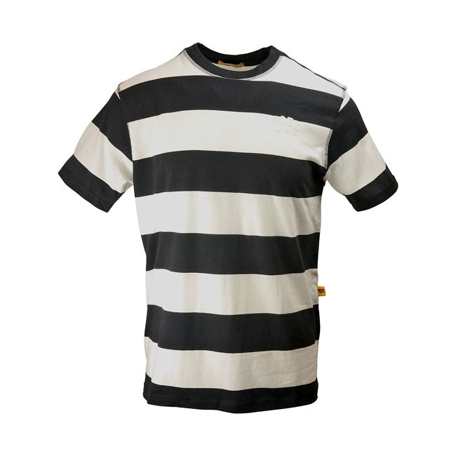 Roeg T-shirt Black/White / S Roeg Cody Striped T-shirt Customhoj