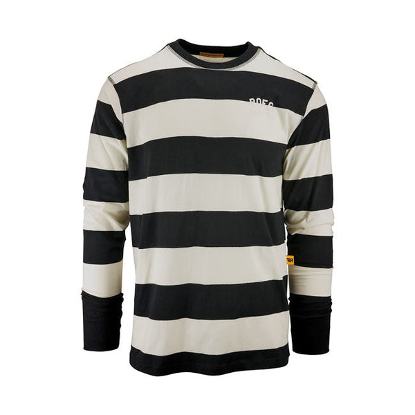 ROEG T-shirt långärmad Roeg William jersey Svart/Vit Customhoj