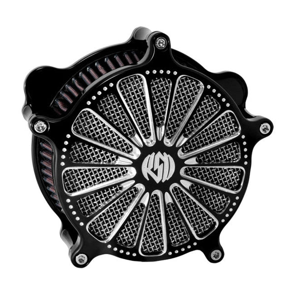 Roland Sands Design Air Cleaner Harley 16-17 Softail; 2017 FXDLS; 08-16 Touring, Trike. (e-throttle) / Contrast Cut Roland Sands Designs Venturi Air Cleaner Domino for Harley Customhoj