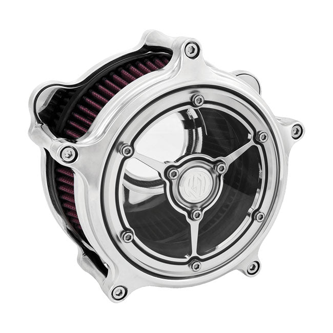 Roland Sands Design Air Cleaner Harley 18-22 Softail; 17-22 Touring; 17-22 Trikes / Chrome Roland Sands Designs Clarity Air Cleaner for Harley Customhoj