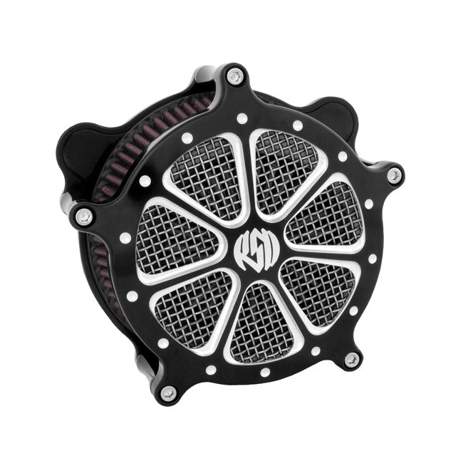 Roland Sands Design Air Cleaner Harley CV carb: 93-06 Big Twin; Delphi inj.: 01-15 Softail; 04-17 Dyna (excl. 2017 FXDLS); 02-07 FLT/Touring / Contrast Cut Roland Sands Designs Venturi Air Cleaner Speed 7 for Harley Customhoj