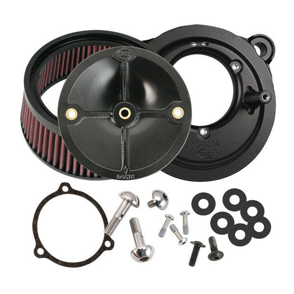S&S Air Cleaner Harley 03-17 Twin Cam with 58mm S&S throttle body S&S Stealth Air Cleaner for Harley Customhoj