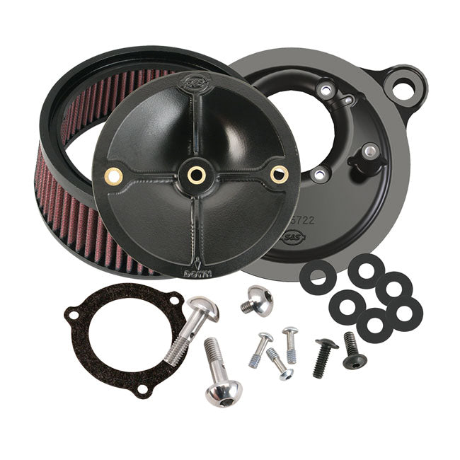 S&S Air Cleaner Harley 03-17 Twin Cam with 66mm S&S throttle body S&S Stealth Air Cleaner for Harley Customhoj