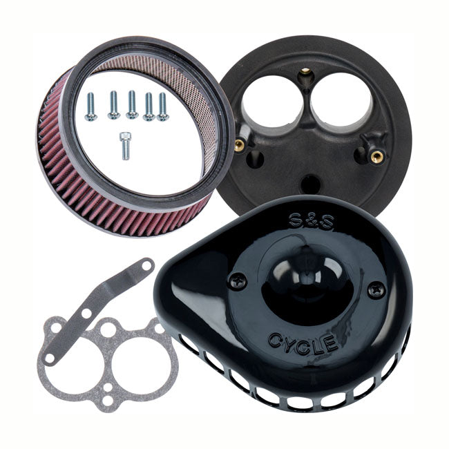 S&S Air Cleaner Harley 17-20 XG750A Street Rod / Black S&S Mini Teardrop Stealth Air Cleaner for Harley Customhoj