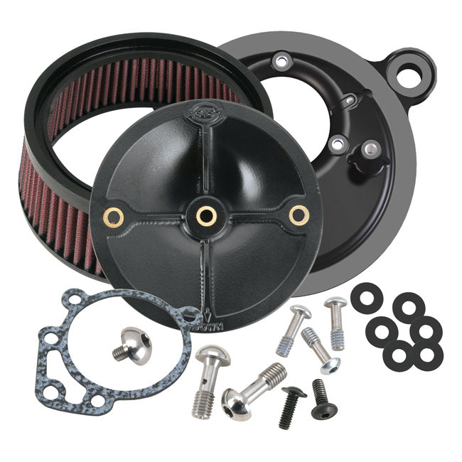 S&S Air Cleaner Harley 93-99 Evo Big Twin with CV carb S&S Stealth Air Cleaner for Harley Customhoj