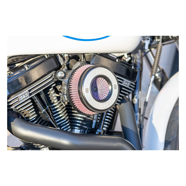 S&S Air Cleaner Harley S&S Air Stinger Stealth Air Cleaner Trim Ring for Harley Customhoj