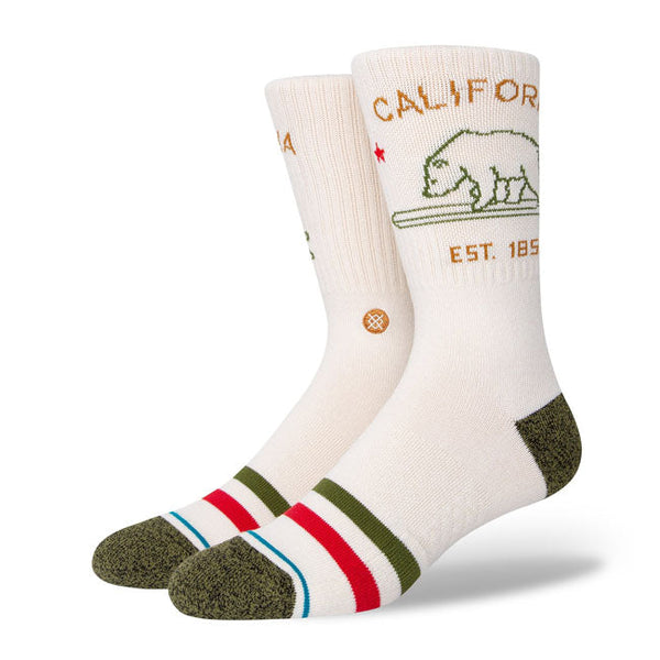 Stance Socks 38-42 Stance California Republic Socks Off White Customhoj