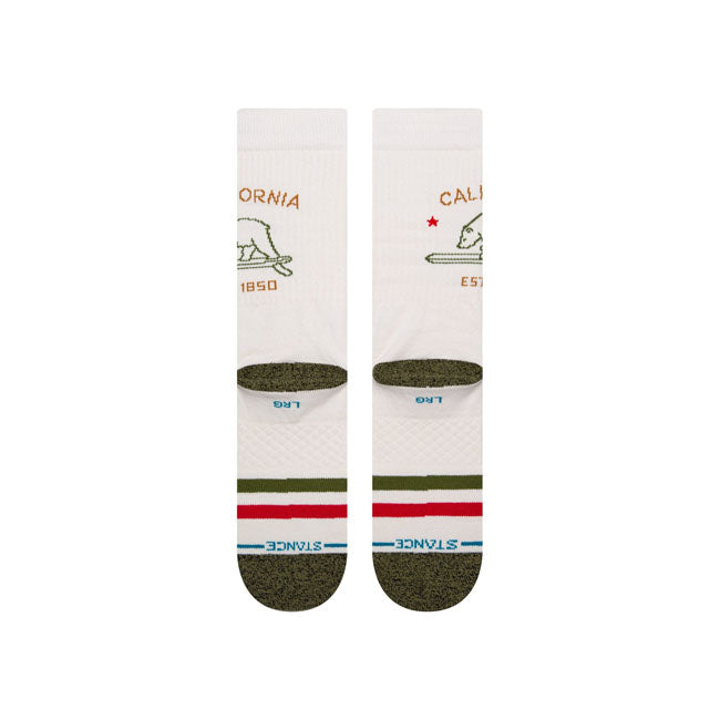 Stance Socks Stance California Republic Socks Off White Customhoj