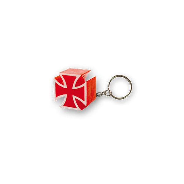 TRIKTOPZ Nyckelring Triktopz Cross Pin Nyckelring Röd Customhoj