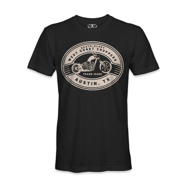 WEST COAST CHOPPERS T-shirt WCC Death Glory T-shirt Svart Customhoj