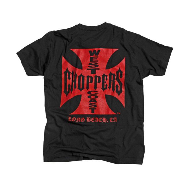 WEST COAST CHOPPERS T-shirt WCC Og Classic T-Shirt Svart/Röd Customhoj