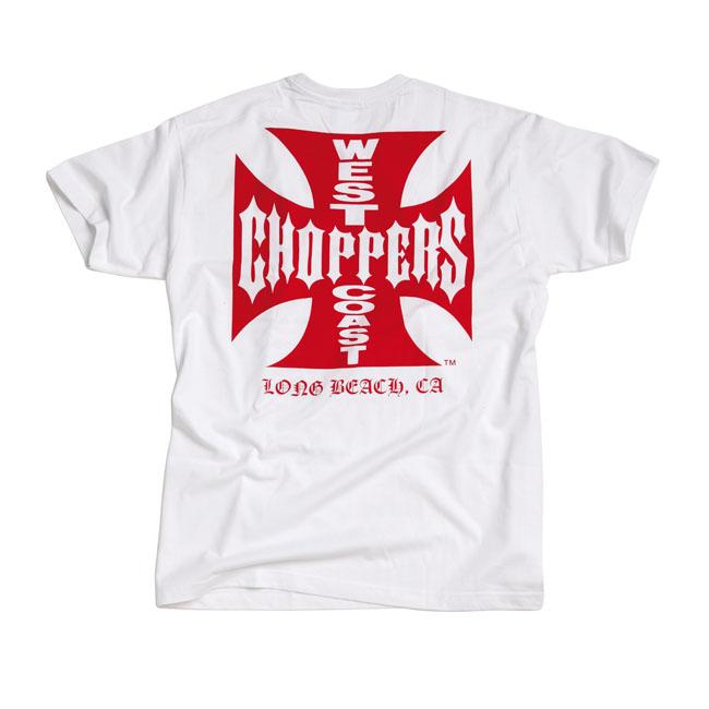 WEST COAST CHOPPERS T-shirt WCC Og Classic T-Shirt Vit/Röd Customhoj