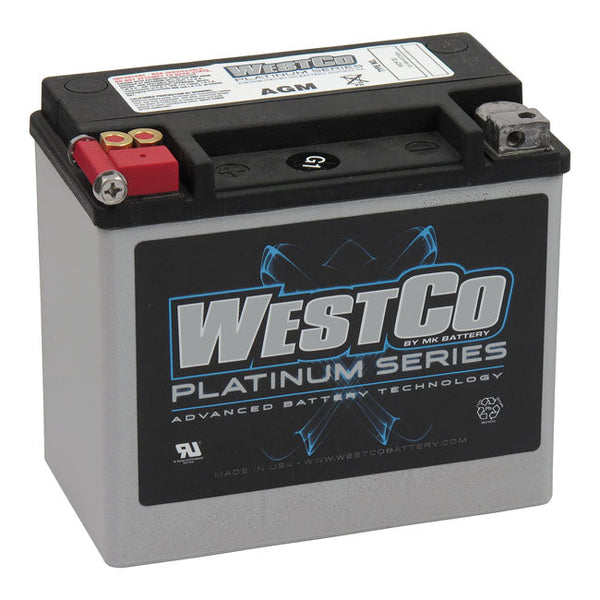 WESTCO Batteri AGM/Gel Westco AGM Batteri. 12 Volt 18Ah 300CCA Customhoj