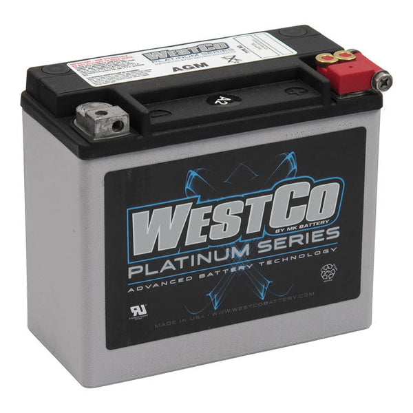 WESTCO Batteri AGM/Gel Westco AGM Batteri. 12 Volt 18Ah 310CCA Customhoj