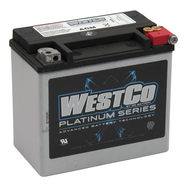 WESTCO Batteri AGM/Gel Westco AGM Batteri. 12 Volt 19A 325CCA Customhoj