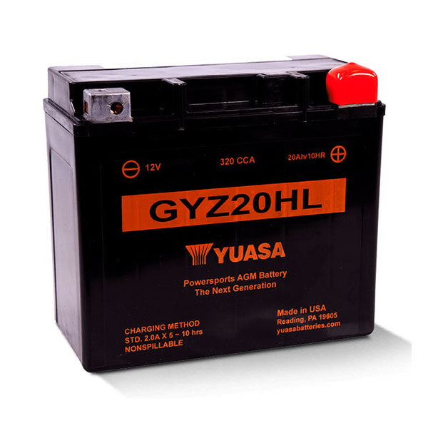 YUASA Batteri AGM/Gel Yuasa GYZ series AGM Batteri GYZ20HL Customhoj