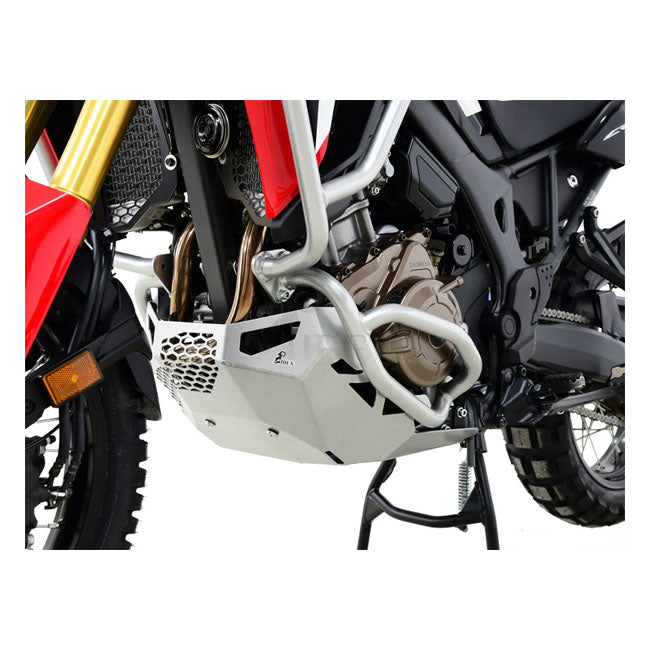 Zieger Motorskydd Honda Zieger Motorskydd / Hasplåt silver Honda 16-19 CRF 1000 L Africa Twin Customhoj